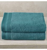 De Witte Lietaer Bath towel Contessa, Lake Green - 70 x 140 cm - 2 pieces - Cotton