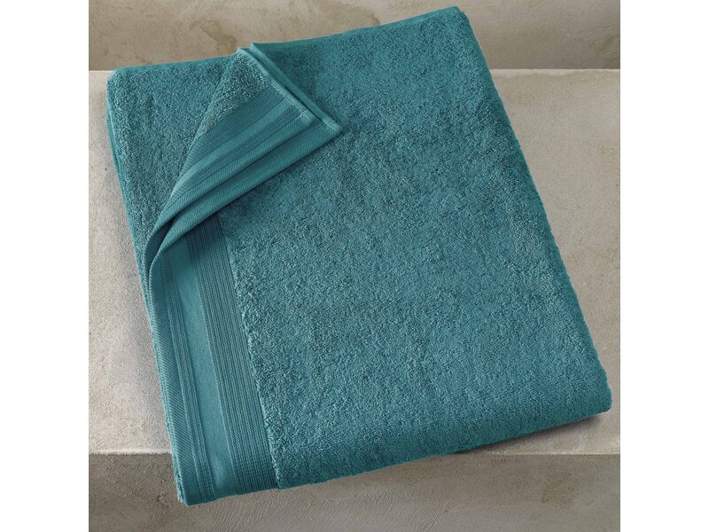 De Witte Lietaer Bath towel Contessa, Lake Green - 100 x 150 cm - Cotton