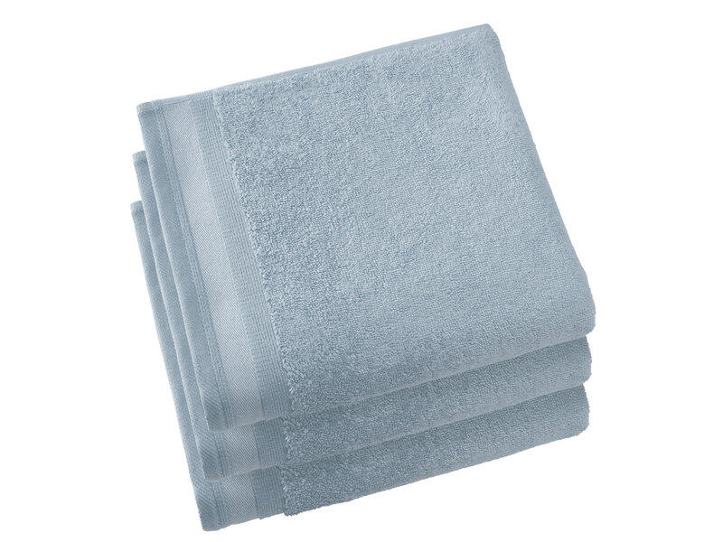 De Witte Lietaer Towels Contessa, Ice Blue - 50 x 100 cm - 3 pieces - Cotton