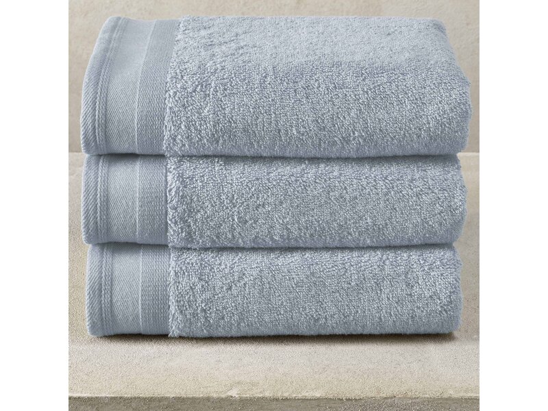 De Witte Lietaer Towels Contessa, Ice Blue - 50 x 100 cm - 3 pieces - Cotton