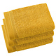Guest towels Contessa Golden Yellow 40 x 60 cm Cotton 3 pieces