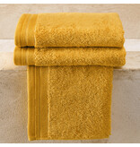 De Witte Lietaer Guest towels Contessa, Golden Yellow - 40 x 60 cm - 3 pieces - Cotton