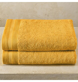 De Witte Lietaer Bath towel Contessa, Golden Yellow - 70 x 140 cm - 2 pieces - Cotton