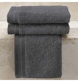 De Witte Lietaer Guest towels Contessa, Dark Gray - 40 x 60 cm - 3 pieces - Cotton