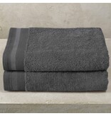 De Witte Lietaer Bath towel Contessa, Dark Gray - 70 x 140 cm - 2 pieces - Cotton