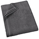 Serviette de bain Contessa Dark Grey 100 x 150 cm Coton