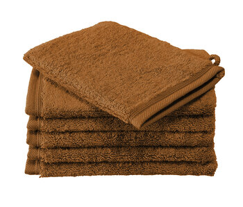 De Witte Lietaer Washandjes Contessa Caramel 16 x 21 cm - 6 st.