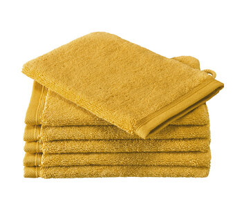 De Witte Lietaer Washandjes Contessa Golden Yellow 16 x 21 cm - 6 st.