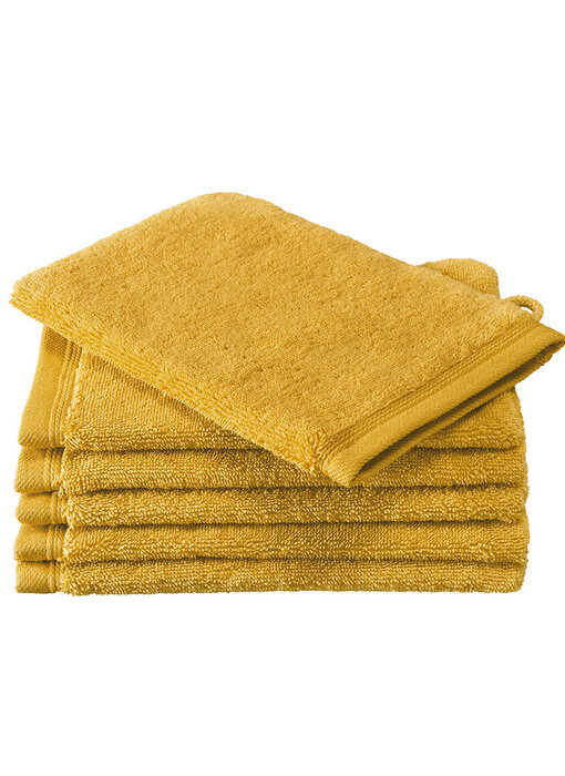 De Witte Lietaer Waschlappen Contessa Golden Yellow16 x 21 cm - 6 Stk.