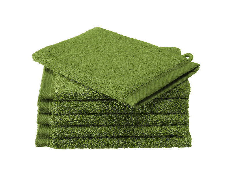 De Witte Lietaer Washcloths Contessa, Cactus - 16 x 21 cm - 6 pieces - Cotton