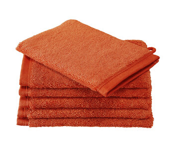 De Witte Lietaer Washcloths Contessa Burnt Orange 16 x 21 cm - 6 pcs.