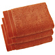 Guest towels Contessa Burnt Orange 40 x 60 cm Cotton 3 pieces