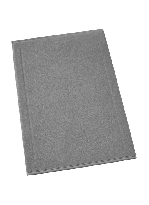 De Witte Lietaer Badematte Contessa Steel Grey 70 x 120 cm Baumwolle