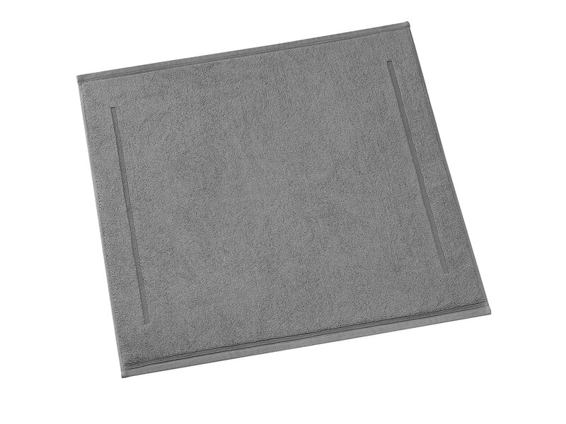 De Witte Lietaer Badematte Contessa, Steel Grey– 60 x 60 cm – Baumwolle