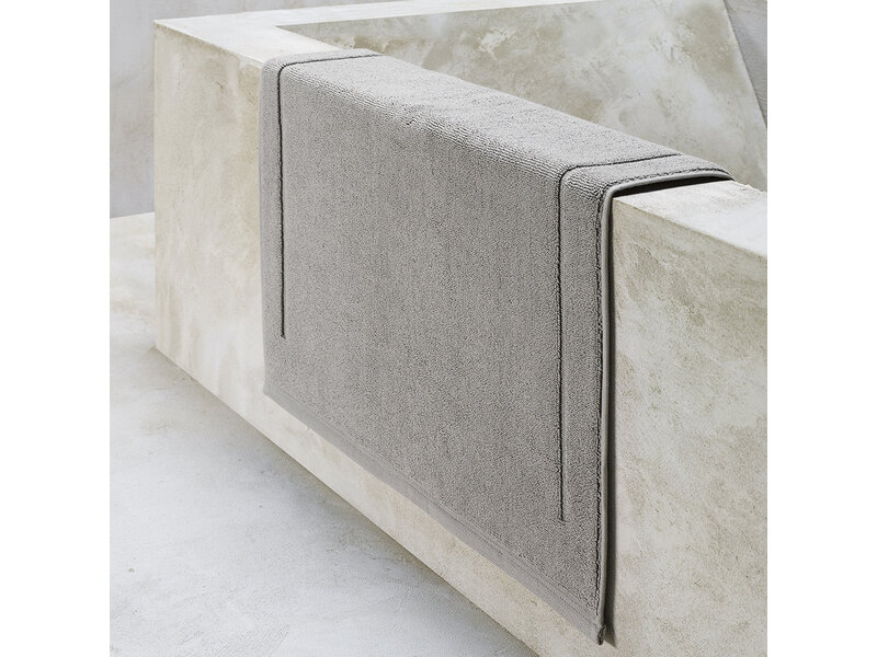 De Witte Lietaer Bath mat Contessa, Steel Grey - 60 x 100 cm - Cotton