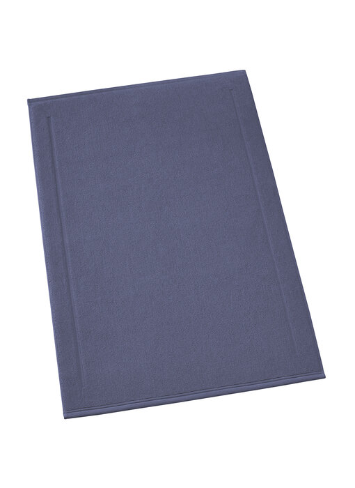 De Witte Lietaer Badematte Contessa Sapphire Blue 70 x 120 cm Baumwolle