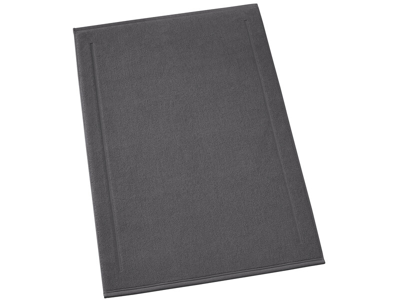 De Witte Lietaer Tapis de bain Contessa, Dark Grey - 70 x 120 cm - Coton