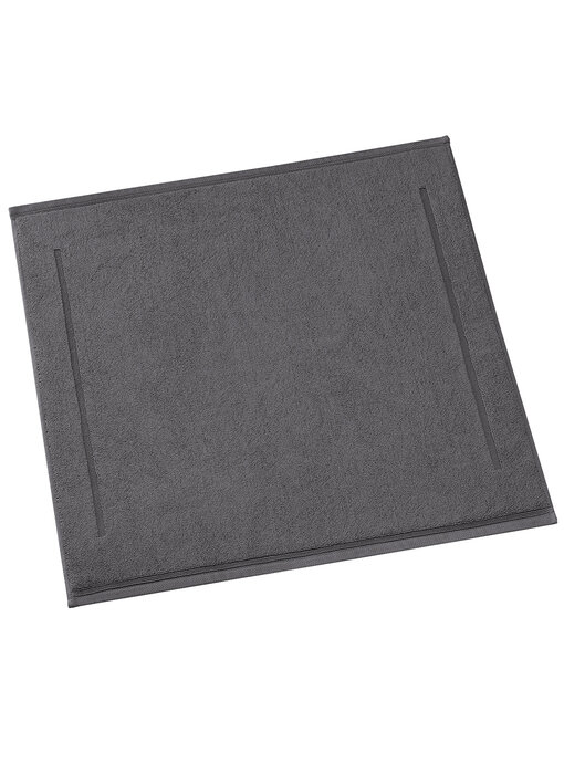 De Witte Lietaer Badmat Contessa Dark Grey 60 x 60 cm Katoen