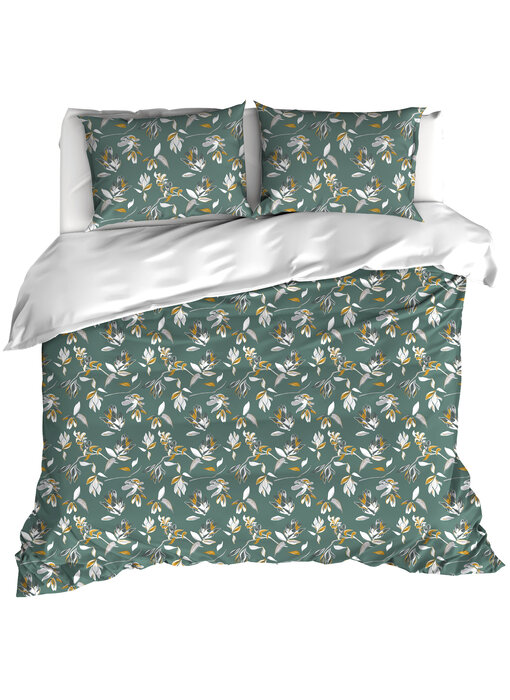 De Witte Lietaer Dekbedovertrek Acacia, Nimbus Cloud 200 x 200/220 cm Katoen Percal