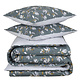 Housse de couette Acacia, Nimbus Cloud 240 x 220 cm Percale de Coton