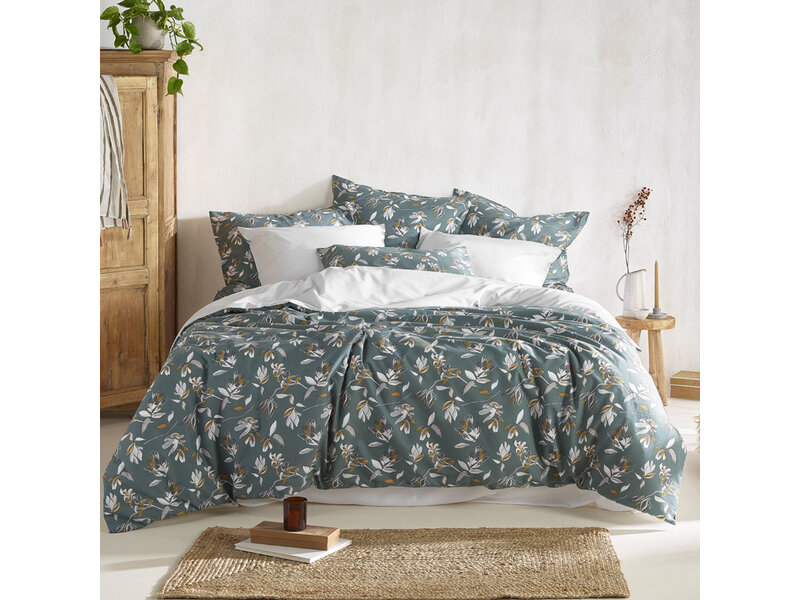 De Witte Lietaer Housse de couette Acacia, Nimbus Cloud - 240 x 220 - Percale de Coton