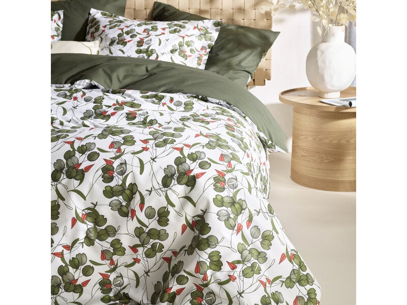 De Witte Lietaer Duvet cover Whisper, Douglas Fir - 140 x 200/220 - Cotton Percale