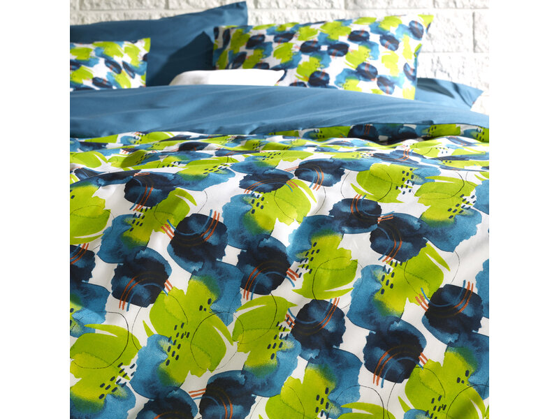 De Witte Lietaer Duvet cover Whimsy, Blue Blizzard - 140 x 200/220 - Cotton Percale