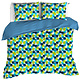 Dekbedovertrek Whimsy, Blue Blizzard 260 x 240 cm Katoen Percal