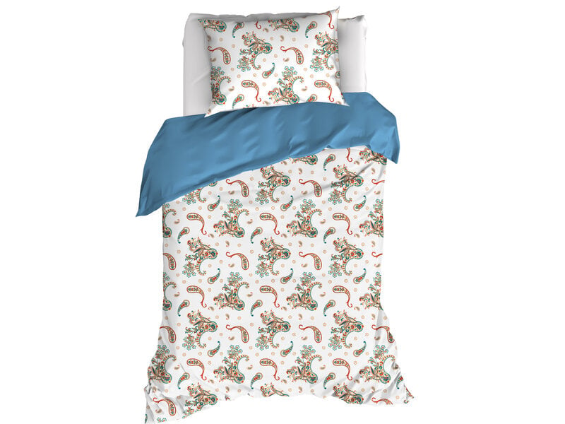 De Witte Lietaer Duvet cover Sybil, Moroccan Blue - 140 x 200/220 - Cotton Percale