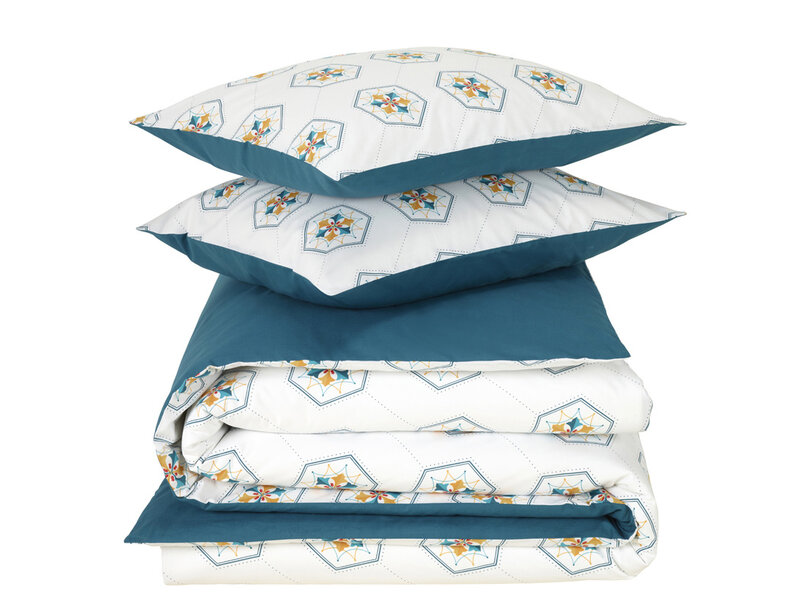 De Witte Lietaer Bettbezug Saga, Exotic Plume – 240 x 220 – Baumwollperkal