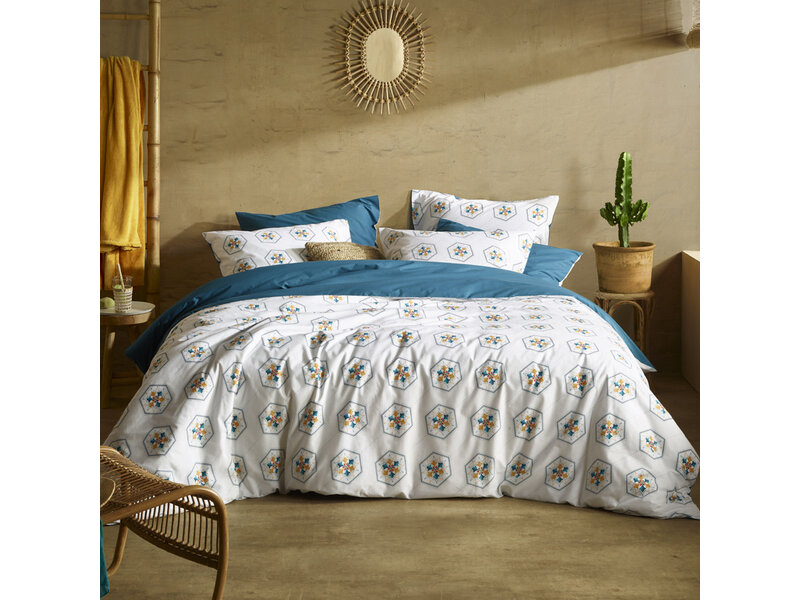 De Witte Lietaer Bettbezug Saga, Exotic Plume – 240 x 220 – Baumwollperkal