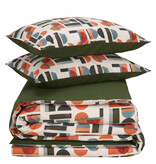 De Witte Lietaer Duvet cover Lisboa, Grenoble Green - 240 x 220 - Cotton Percale