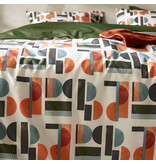 De Witte Lietaer Duvet cover Lisboa, Grenoble Green - 240 x 220 - Cotton Percale