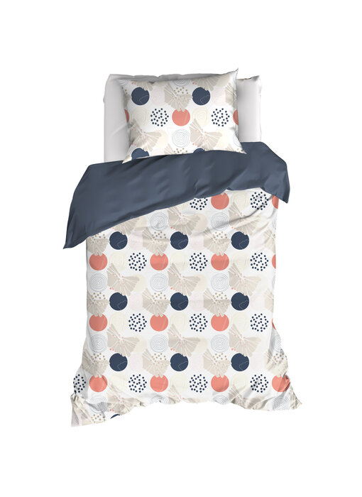 De Witte Lietaer Duvet cover Hermes, Lyon Blue 140 x 200/220 cm Cotton Percale