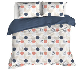 De Witte Lietaer Bettbezug Hermes, Lyon Blue 240 x 220 cm Baumwollperkal