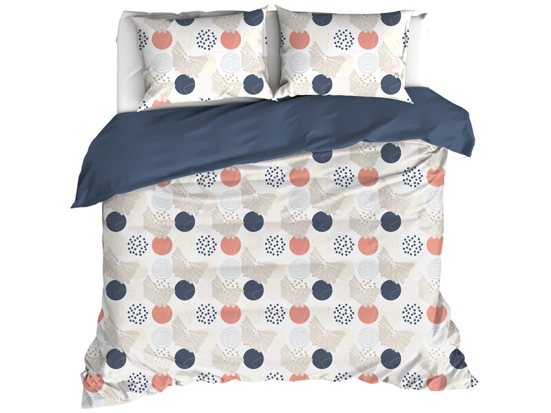 De Witte Lietaer Housse de couette Hermès, Lyon Blue - 240 x 220 - Percale de coton