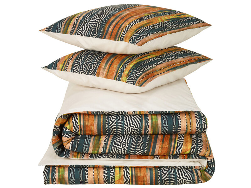 De Witte Lietaer Duvet cover Georges, Tofu - 200 x 200/220 - Cotton Percale