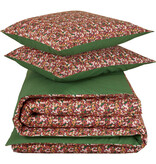 De Witte Lietaer Dekbedovertrek Flowerpower, Green Bee - 260 x 240 - Katoen Percal