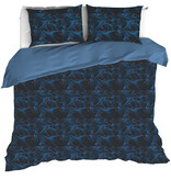De Witte Lietaer Housse de couette Cobra, Bleu Fusion - 260 x 240 - Percale de coton
