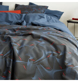 De Witte Lietaer Housse de couette Cobra, Bleu Fusion - 260 x 240 - Percale de coton