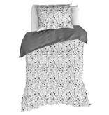 De Witte Lietaer Duvet cover Charlie, Black - 140 x 200/220 - Cotton Percale