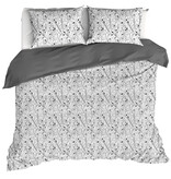 De Witte Lietaer Housse de couette Charlie, Black - 240 x 220 - Percale de coton
