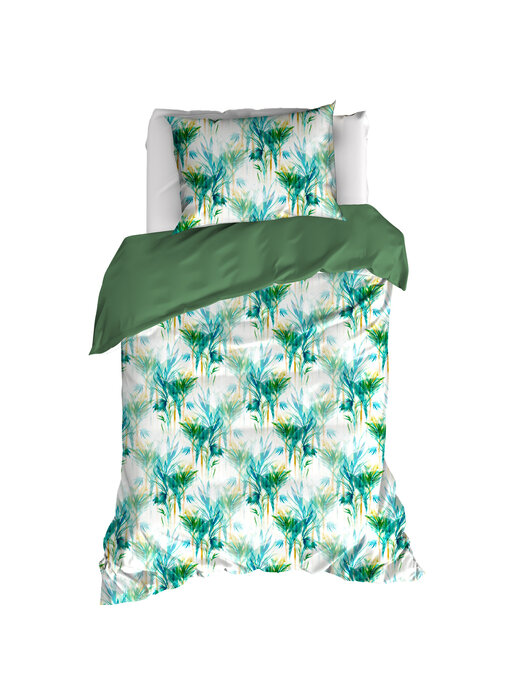 De Witte Lietaer Housse de couette Bambus, Peacock 140 x 200/220 cm Percale de Coton