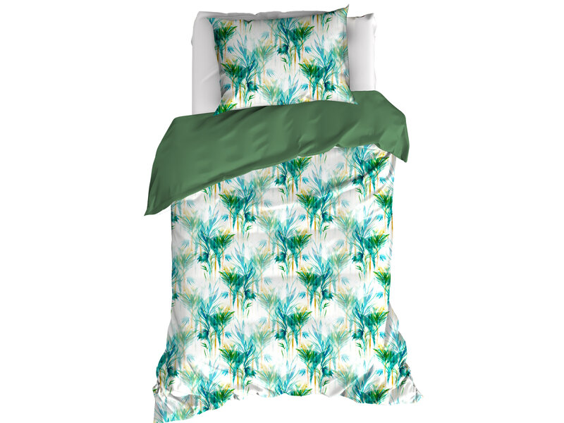 De Witte Lietaer Duvet cover Bambus, Peacock - 140 x 200/220 - Cotton Percale