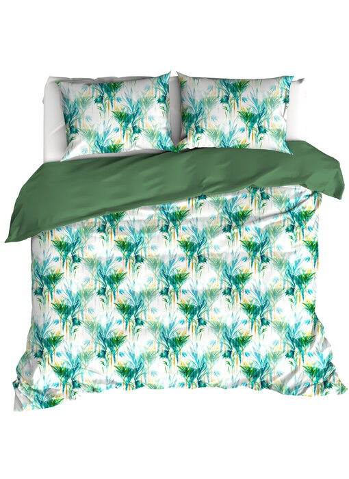 De Witte Lietaer Housse de couette Bambus, Peacock 240 x 220 cm Percale de coton