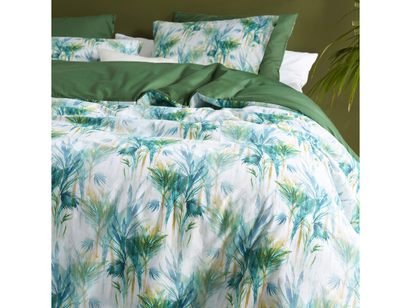 De Witte Lietaer Duvet cover Bamboo, Peacock - 260 x 240 - Cotton Percale