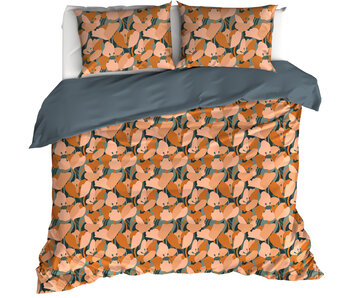 De Witte Lietaer Housse de couette Aria, June Bug 200 x 200/220 cm Percale de Coton