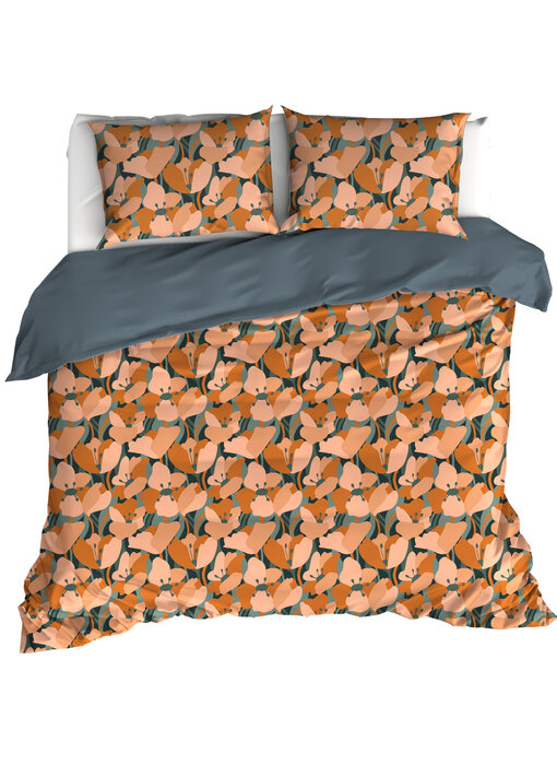 De Witte Lietaer Housse de couette Aria, June Bug 200 x 200/220 cm Percale de Coton