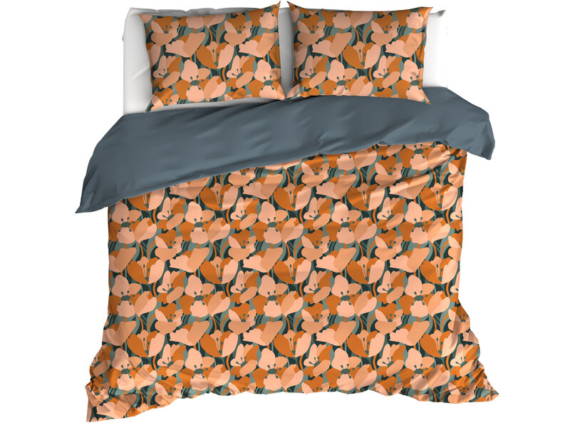 De Witte Lietaer Duvet cover Aria, June Bug - 200 x 200/220 - Cotton Percale