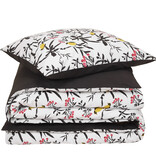 De Witte Lietaer Housse de couette Aiko, Black Stroke - 140 x 200/220 - Percale de Coton
